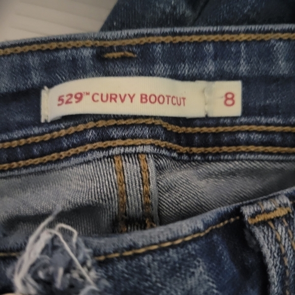 Levi's Curvy bootcut jeans size 8 - Picture 14 of 15